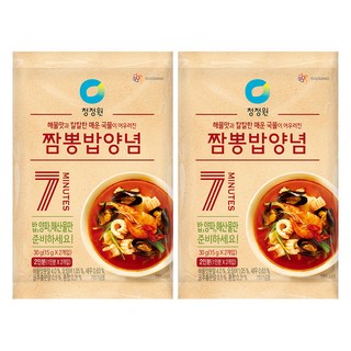 청정원 짬뽕밥양념, 30g, 2개