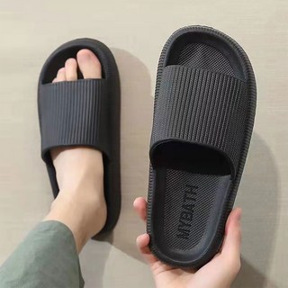 로지 소음방지 경량 슬리퍼, 블랙, 1개