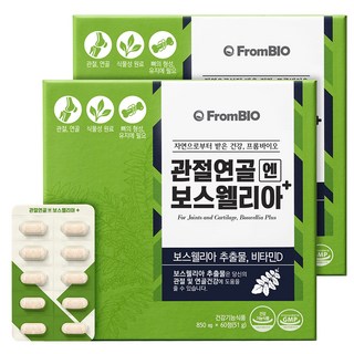 프롬바이오 관절연골엔 보스웰리아 플러스 51g, 60정, 2개