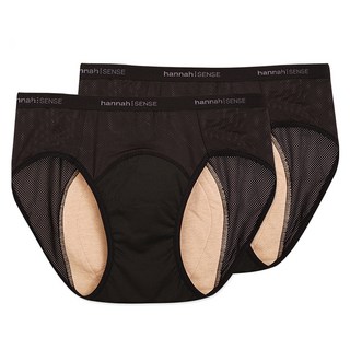 한나센스 미디나이트 생리팬티 블랙