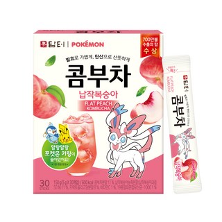 담터 포켓몬 콤부차 납작복숭아