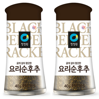 청정원 요리순후추, 40g, 2개