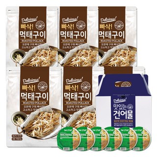 해맑은푸드 빠삭 먹태구이 25g + 청양간장마요 소스 30g 세트, 55g, 6개