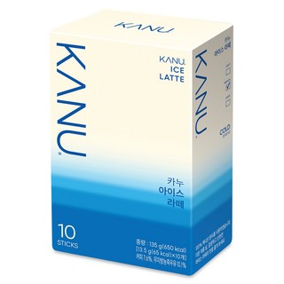카누 아이스 라떼 커피믹스, 13.5g, 10개입, 1개