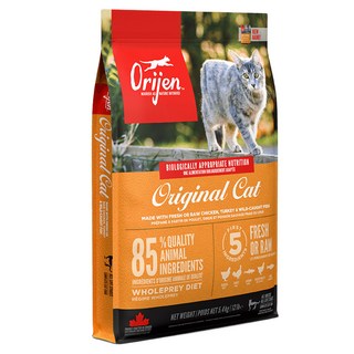 Orijen 歐睿健 台灣公司貨 全齡貓 鮮雞愛貓 乾飼料, 鮮雞肉, 5.4kg, 1袋
