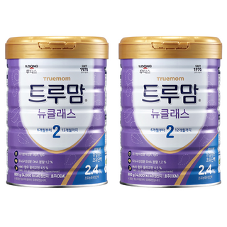 트루맘 뉴클래스 분유 2단계, 800g, 2개