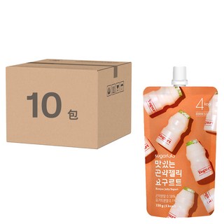 sugarlolo INTAKE 蒟蒻果凍飲 優格風味, 150g, 10包