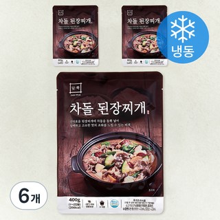 담뿍 차돌 된장찌개 (냉동), 400g, 6개