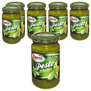 Berni 바질 페스토, 195g, 6개