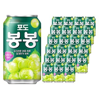 해태htb 포도봉봉, 340ml, 24개