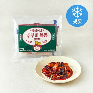 금영이네 주꾸미 볶음 210g + 소스 90g 밀키트 세트 (냉동), 주꾸미 210g, 1세트