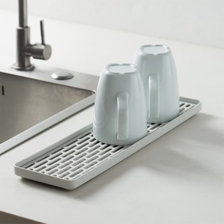 코멧 깔끔한 물빠짐 식기건조 트레이 슬림형 S