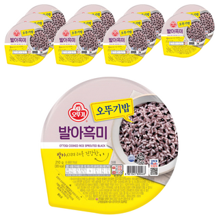 오뚜기 발아흑미 즉석잡곡밥, 210g, 12개