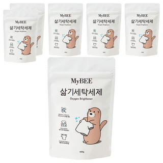 마이비 삶기 세탁세제 리필 400g, 6개
