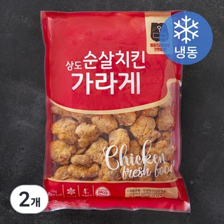 상도 순살치킨 가라게 (냉동), 1kg, 2개