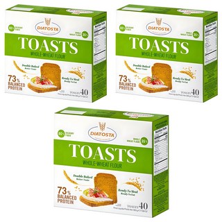 디아토스타 통밀토스트 비스킷, 300g, 3개