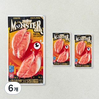 크래미 몬스터크랩 맛살, 142g, 6개