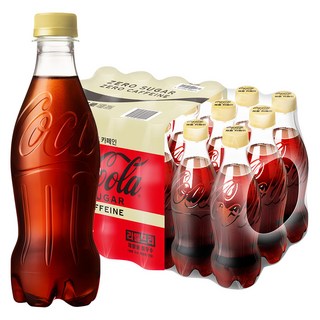 코카콜라 제로 제로 무라벨, 370ml, 18개