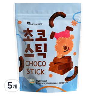 또또맘 초코스틱 현미과자, 25g, 5개, 초코맛