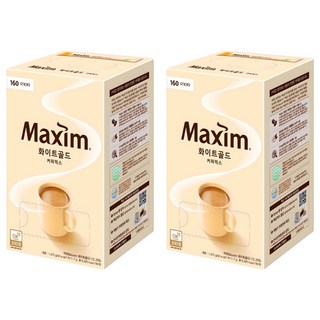 맥심 화이트 골드 커피믹스, 11.7g, 160개입, 2개