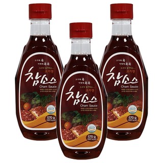 참 고기엔 참소스, 570g, 3개