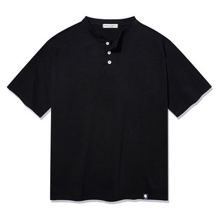 고스트리퍼블릭 남성용 통기성 슬랍 버튼 헨리넥 반팔 티셔츠 GT-3152