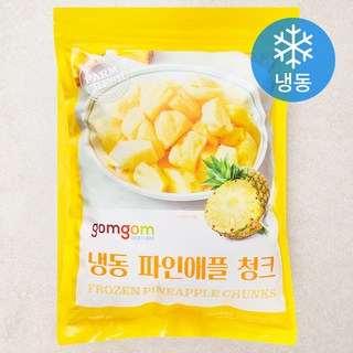 냉동 파인애플 청크 (냉동), 1개, 1kg