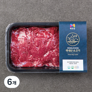 목우촌 국내산 소고기 불고기용 (냉장), 300g, 6개