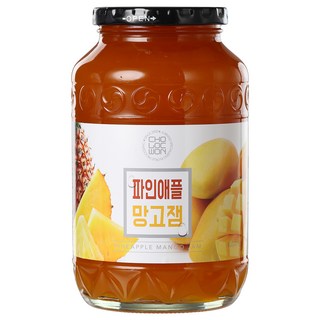 초록원 파인애플 망고 잼 1kg – 1개 복숭아쨈