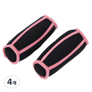 프코모 안전한 여성용 덤벨 핑크, 4개, 1kg