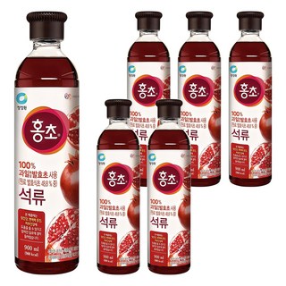 홍초 석류, 900ml, 6개