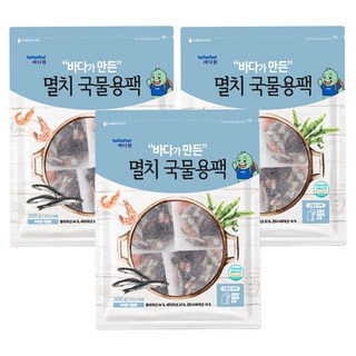 바다원 멸치 국물용팩, 300g, 3개