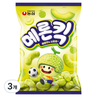 농심 메론킥, 3개, 60g