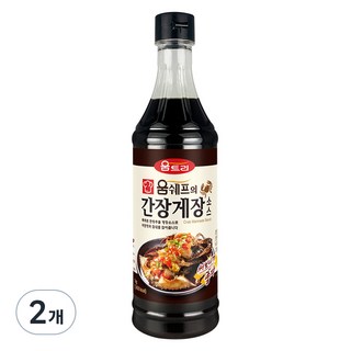 움트리 움쉐프의 간장게장소스, 1kg, 2개