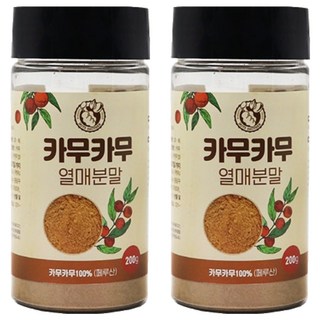 너츠브라더 페루산 카무카무 열매분말, 2개, 200g
