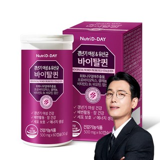 뉴트리디데이 갱년기 여성 유산균 바이탈퀸 60p, 60정, 1개