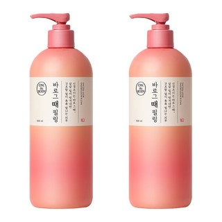 온더바디 바로그때필링 바디스크럽 로즈향, 500ml, 2개