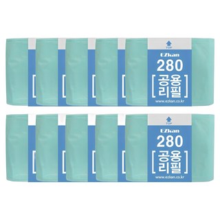 이지캔 매직 공용 리필 280 기저귀쓰레기봉투, 10개, 27L