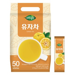 자연생각 유자차, 18g, 50개입, 1개