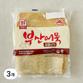 대림선 알뜰 어묵사각, 1kg, 3개