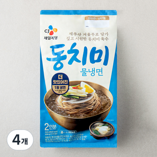 CJ제일제당 동치미 물냉면 2인분, 908g, 4개