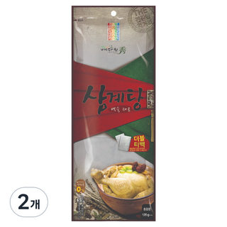 예다원 삼계탕 백숙재료 더블티백, 120g, 2개