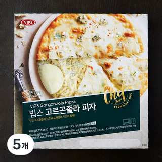 빕스 고르곤졸라 피자 (냉동), 400g, 1개입, 5개