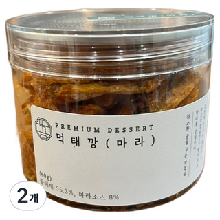 따꿈 먹태깡 매콤, 60g, 2개