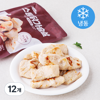 허닭 스팀 닭가슴살 오리지널 (냉동), 100g, 1개입, 12개