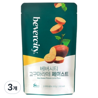 베버시티 세미 고구마라떼 페이스트, 500g, 3개, 1개입