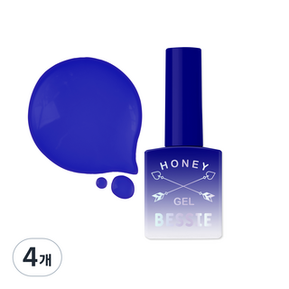 BESSIE 허니젤 2 보석이야기 GemStone Story 컬러 젤, BH14 탄자나이트, 11ml, 4개