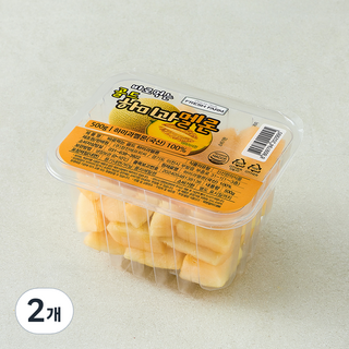 프레쉬팜 바로먹는 골드 하미과멜론, 2개, 500g