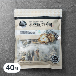 해통령 표고해물 다시팩, 16g, 20개입, 2개