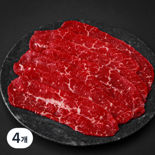 푸드랩플러스 호주산 부채살 샤브샤브 (냉장), 400g, 4개